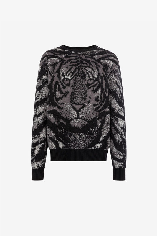 Maglione Tiger di Roberto Cavalli