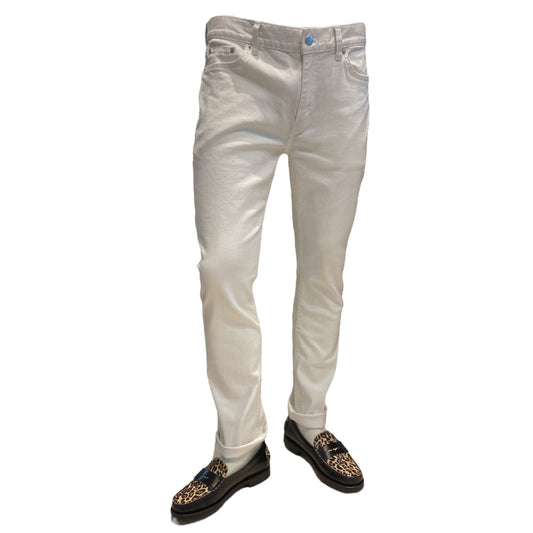 Jeans 5 tasche bianco ottico