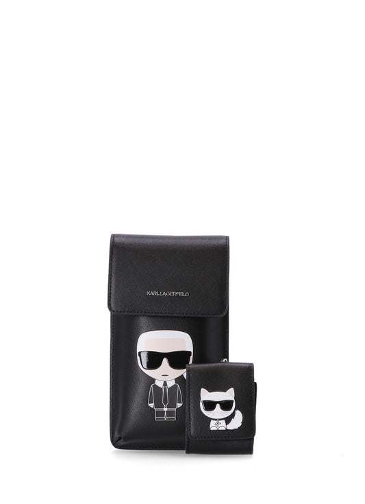 Ikonik leather multi pouch Karl Lagerfeld