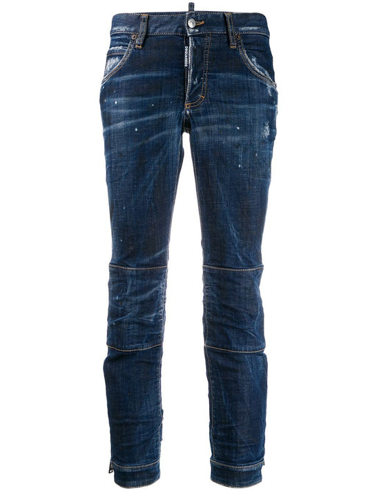 Jeans con zip Dsquared2