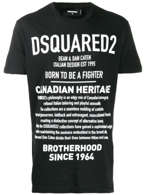 T-Shirt Dsquared2 Born to be a fighter