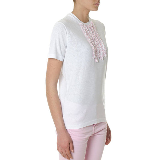 T-shirt Dsquared2 micro rouches Rosa
